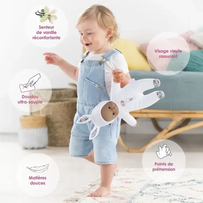 Corolle - Pti'Coeur Lapin Blanc - Poupon en tissu doux 30 cm - Doudou avec odeur vanille - Pour enfant dès 9 mois Corolle - Pti'Coeur Lapin Blanc - Poupon en tissu doux 30 cm - Doudou avec odeur vanille - Pour enfant dès 9 mois
