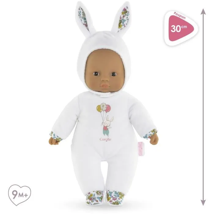 Corolle - Pti'Coeur Lapin Blanc - Poupon en tissu doux 30 cm - Doudou avec odeur vanille - Pour enfant dès 9 mois Corolle - Pti'Coeur Lapin Blanc - Poupon en tissu doux 30 cm - Doudou avec odeur vanille - Pour enfant dès 9 mois