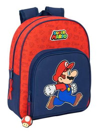 Safta Sac à dos enfant Super Mario Trick, adaptable chariot, 28x34x10cm - Sac à dos de voyage