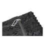Faura Told voile camuflaje réversible noir 3 x 4 m anti-UV polyester avec anodes inox et corde