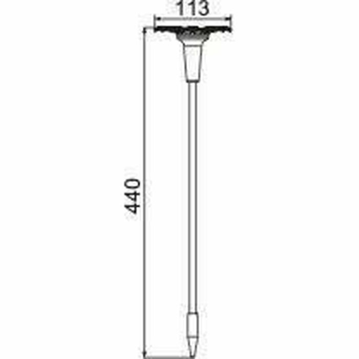 Galix Décoration lumineuse solaire Tournesol H44cm