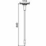 Galix Décoration lumineuse solaire Tournesol H44cm
