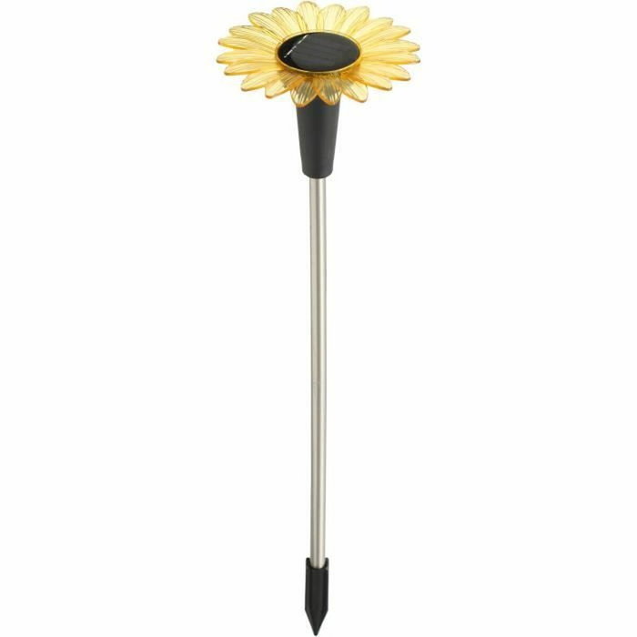 Galix Décoration lumineuse solaire Tournesol H44cm