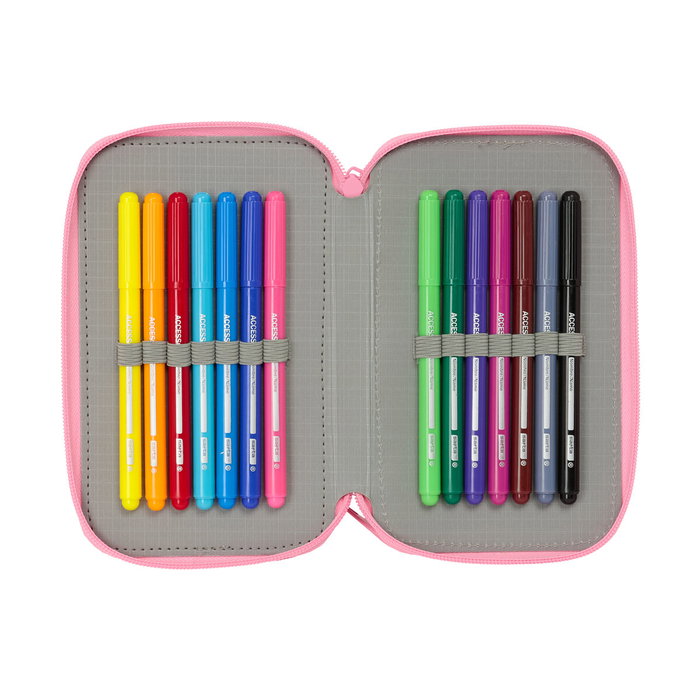 Fourre-tout Hello Kitty Rose 12,5 x 19,5 x 5,5 cm 37 Pièces Fourre-tout Hello Kitty Rose 12,5 x 19,5 x 5,5 cm 37 Pièces