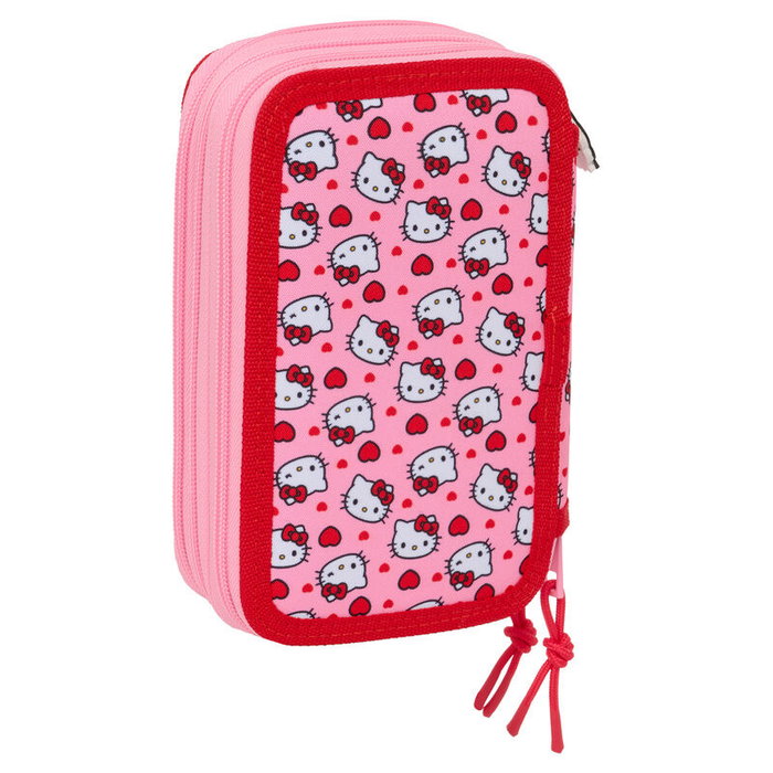Fourre-tout Hello Kitty Rose 12,5 x 19,5 x 5,5 cm 37 Pièces