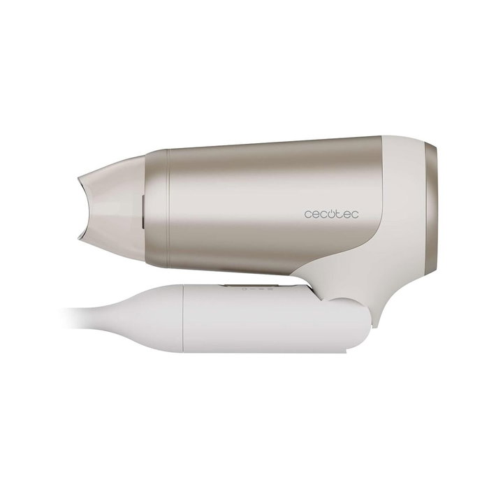 Sèche-cheveux Cecotec IoniCare Power&Go Heaven 2400W Champagne Pliable Diffuseur Ionique