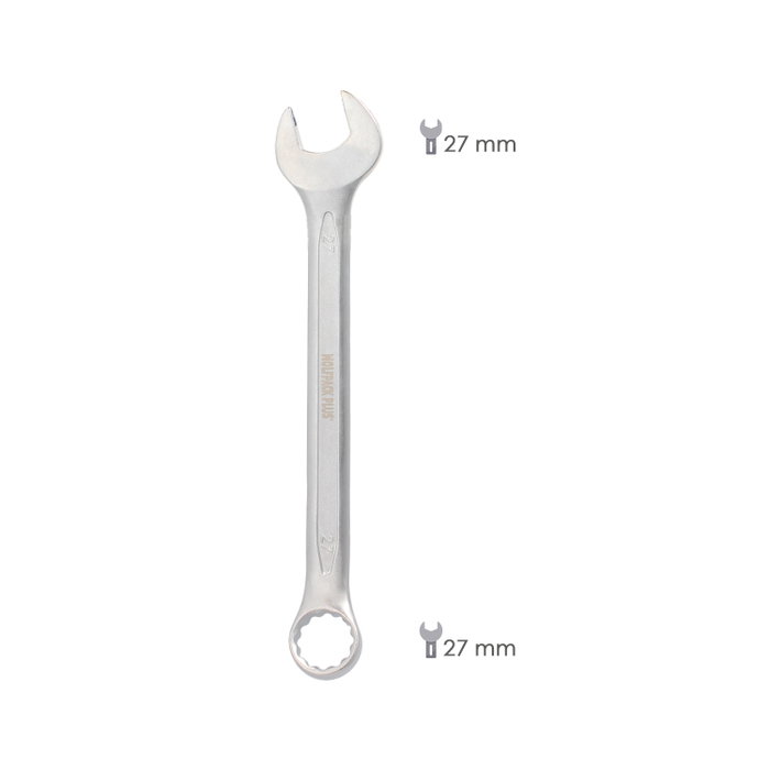 WOLFPACK LINEA PROFESIONAL Clé combinée 27x27 mm DIN 3113 WOLFPACK LINEA PROFESIONAL Clé combinée 27x27 mm DIN 3113