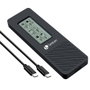 Leotec Boîtier Externe pour SSD M.2 NVMe USB 3.2 Gen 2 avec Écran LCD