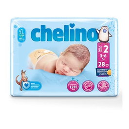 Chelino Couche Bébé Taille 2 3-6kg Lot de 28