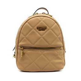 Guess Sac à dos pour femme Abey en textile et cuir synthétique - Beige - Référence HWQB8558320
