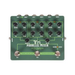 EHX Tri Parallel Mixer Pédalier de Mixage Loops et Effets avec Alimentation 9.6V DC