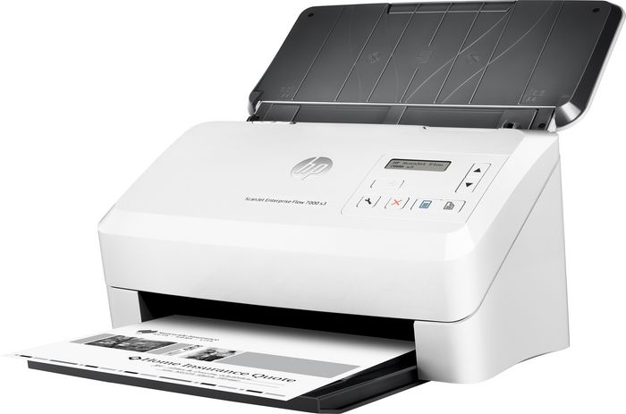 HP ScanJet Enterprise Flow 7000 s3 - Scanner professionnel à alimentation feuille à feuille (150 ipm, volumes élevés jusqu'à 7 500 pages/jour) HP ScanJet Enterprise Flow 7000 s3 - Scanner professionnel à alimentation feuille à feuille (150 ipm, volumes élevés jusqu'à 7 500 pages/jour)