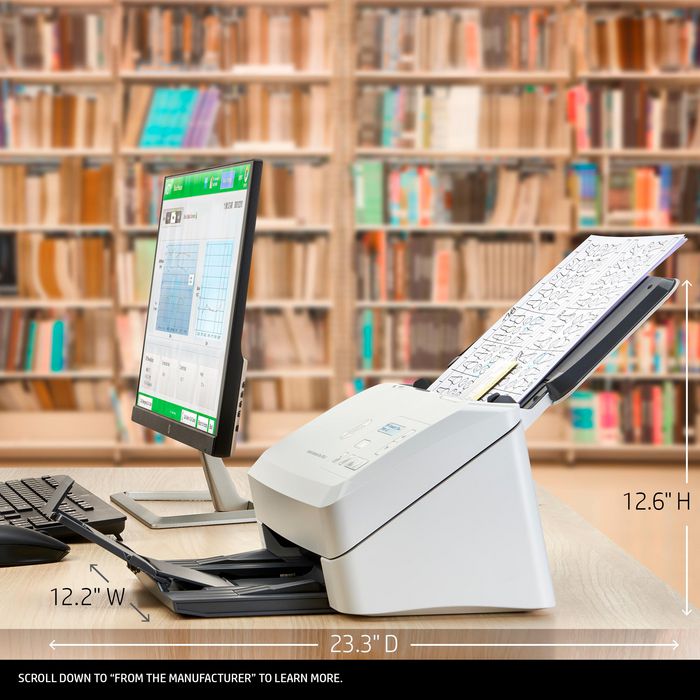 HP ScanJet Enterprise Flow 7000 s3 - Scanner professionnel à alimentation feuille à feuille (150 ipm, volumes élevés jusqu'à 7 500 pages/jour) HP ScanJet Enterprise Flow 7000 s3 - Scanner professionnel à alimentation feuille à feuille (150 ipm, volumes élevés jusqu'à 7 500 pages/jour)
