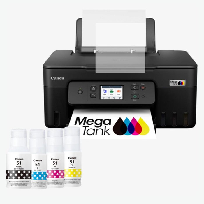 Canon PIXMA G3590 Megatank Imprimante Multifonction Jet d'Encre Réservoir Remplissable Wi-Fi Écran Tactile Canon PIXMA G3590 Megatank Imprimante Multifonction Jet d'Encre Réservoir Remplissable Wi-Fi Écran Tactile