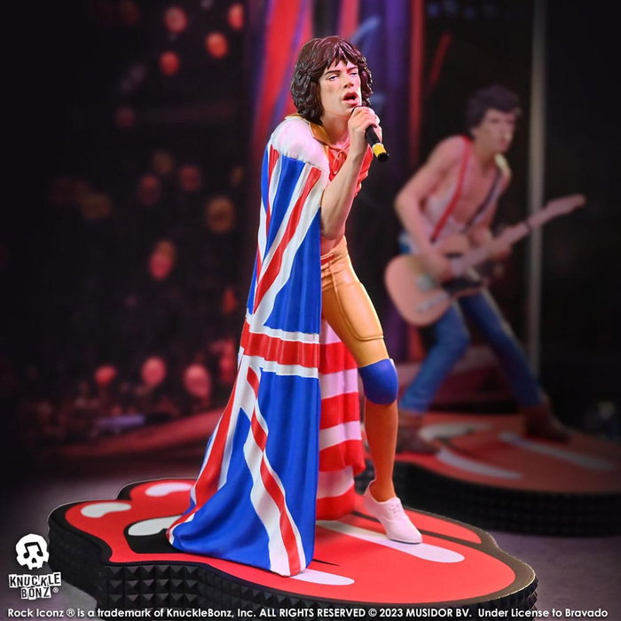 The Rolling Stones statuette Rock Iconz Mick Jagger (Tattoo You Tour 1981) 22 cm The Rolling Stones statuette Rock Iconz Mick Jagger (Tattoo You Tour 1981) 22 cm