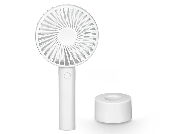 Arte Regal Ventilateur Portable Support USB Blanc 10.5x21x4.5 cm (Set de 12) Arte Regal Ventilateur Portable Support USB Blanc 10.5x21x4.5 cm (Set de 12)