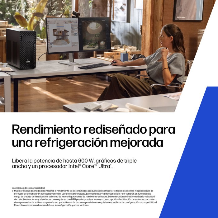 PC de bureau HP D4CU6ET#ABE 48 GB Ultra 7-265