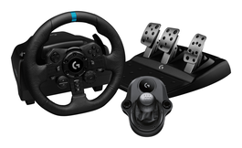 Logitech 991-000531 Volant de course avec retour de force G923 SE et levier de vitesse pour PlayStation, noir