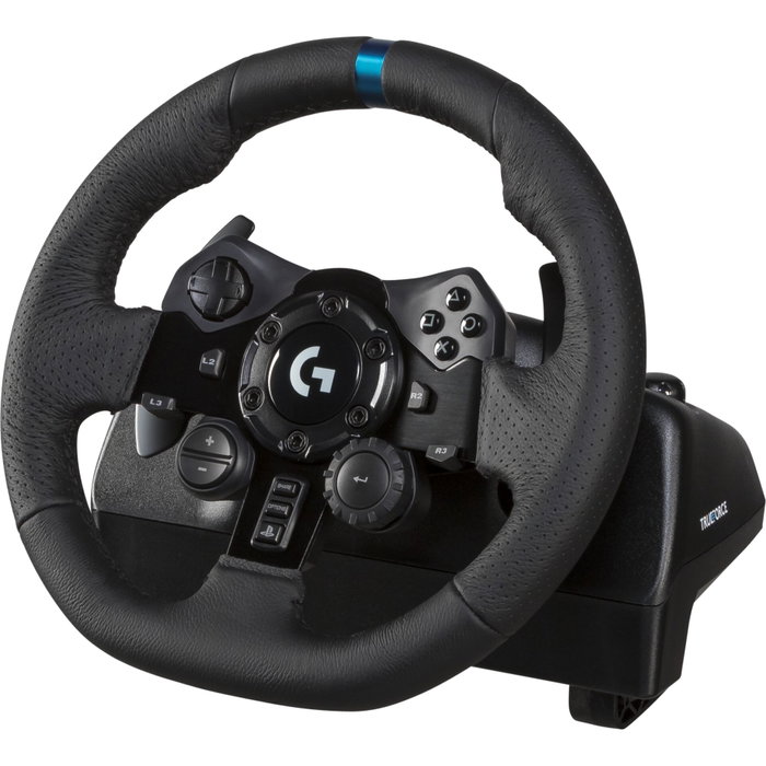 Logitech G G923 Ensemble Volant, Pédales et Levier de Vitesse Noir
