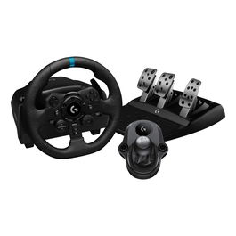 Logitech 991-000531 Volant de course avec retour de force G923 SE et levier de vitesse pour PlayStation, noir