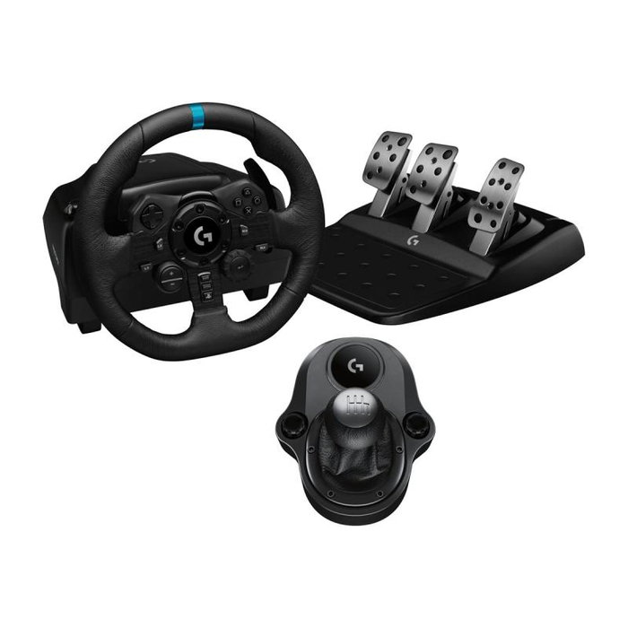Logitech G G923 SE Ensemble volant, pédales et levier de vitesse Black Logitech G G923 SE Ensemble volant, pédales et levier de vitesse Black