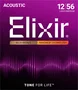 Elixir Jeu de cordes acoustiques Nanoweb 80/20 Bronze Medium Light 12-56