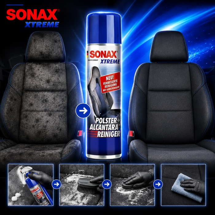 Sonax XTREME Nettoyant de Tapisseries et Alcantara 400ml Sonax XTREME Nettoyant de Tapisseries et Alcantara 400ml