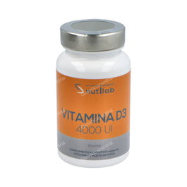 NUTILAB Vitamine D3 4000 UI 60 Perles Complément Alimentaire Os Immunité