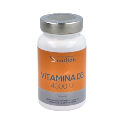 NUTILAB Vitamina D3 4000UI 60 perles NUTILAB Vitamina D3 4000UI 60 perles