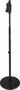 FRAMEWORKS Support de micro deluxe avec base ronde 10" noir hauteur ajustable 914-1651 mm 4,54 kg