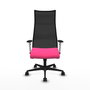 Piqueras y Crespo Chaise de Bureau Albacete Rose et Noir