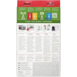 One For All - Antenne TV Extérieure Amplifiée Full HD avec Filtre 5G, Plastique Haute Qualité - Réception Numérique Terrestre