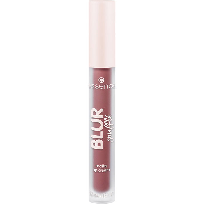 Essence - Rouge à lèvres mat crèmeux BLUR SOUFFLÉ n°01 Deep Scroll, 3.6 ml - Effet flou délicat, texture légère, nuance profonde, unisexe