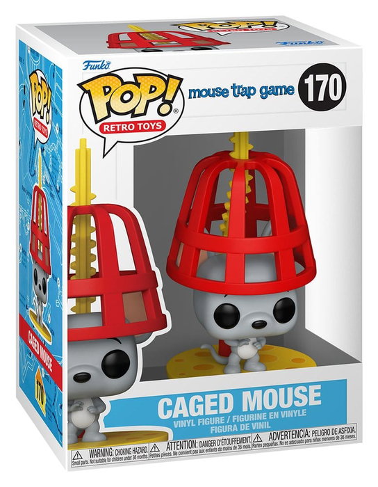 Mouse Trap POP! Games Vinyl Figurine Caged Mouse 9 cm 9 cm Mouse Trap POP! Games Vinyl Figurine Caged Mouse 9 cm 9 cm