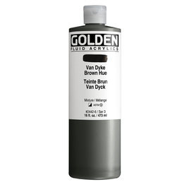 Golden Colores Acrílicos Marron De Vandyke 473 ml