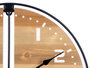 Giftdecor Horloge Murale en Bois 40 cm MDF Marron et Noir (Set de 6)