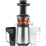 H.Koenig Extracteur de Jus GSX12, 400 W, 1 L, Acier Inoxydable Noir, Technologie Pression Douce, Silencieux, Avec Accessoires