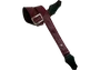 GETM Correa pour guitare/basse Aussie Gator Burgundy - Longueur ajustable jusqu'à 165 cm, polyuréthane et nylon