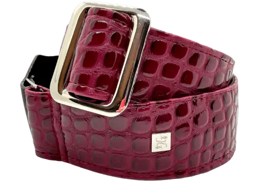 GETM Correa pour guitare/basse Aussie Gator Burgundy - Longueur ajustable jusqu'à 165 cm, polyuréthane et nylon GETM Correa pour guitare/basse Aussie Gator Burgundy - Longueur ajustable jusqu'à 165 cm, polyuréthane et nylon