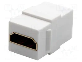 DIGITUS Connecteur HDMI Keystone HDMI 2.0 blanc