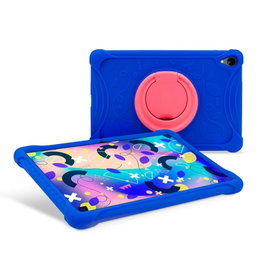 SPC Funda Gravity 11 pour Tablette 11.1 Pouces - Coque Silicone Bleue avec Support Rotatif