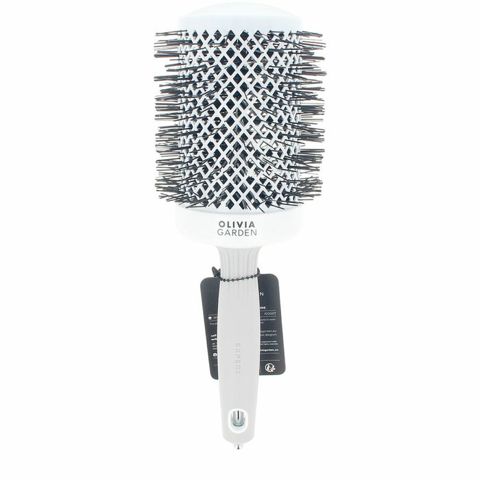 Olivia Garden Expert Blowout Shine 65 mm Blanc et Gris