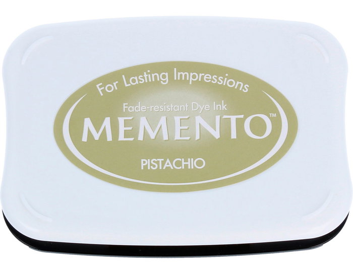 Tsukineko MEMENTO Tampon encreur couleur pistacho translucide 95x65mm Tsukineko MEMENTO Tampon encreur couleur pistacho translucide 95x65mm