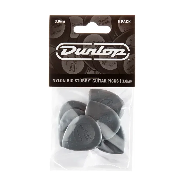 Dunlop Big Stubby Nylon 3,0 mm (pack de 6)