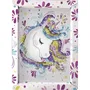 Lansay - Kit Créatif Licorne à Strass, Tableau en Polystyrène, Loisir Enfant 7 ans et + - Blanc