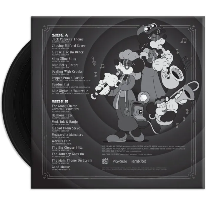 Just For Games MOUSE: P.I. For Hire OST - 1LP Vinyle