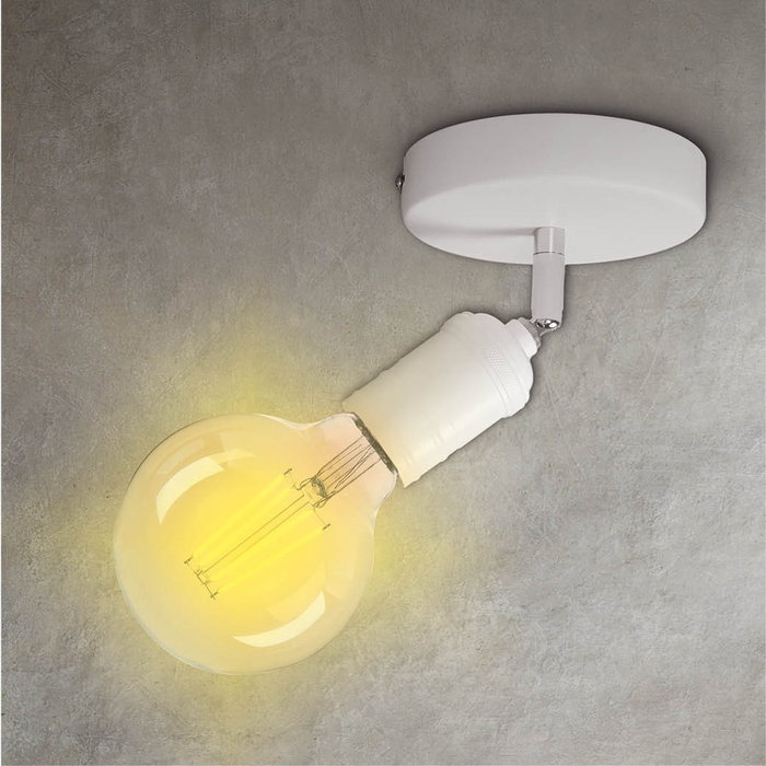 GSC Evolution Foco de techo simple Serie Sarkka E27 Blanco
