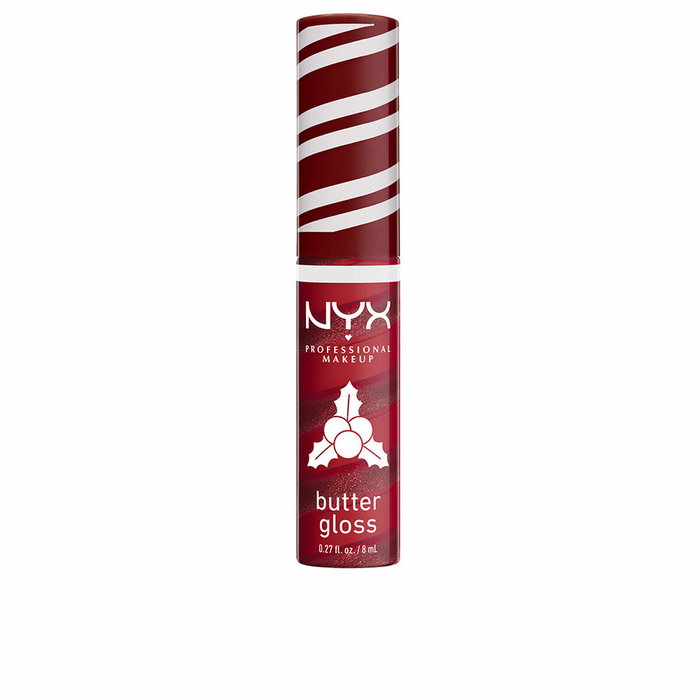 Nyx Professional Make Up Butter Gloss Swirl 04-Holly Berry Swirl 8 ml Nyx Professional Make Up Butter Gloss Swirl 04-Holly Berry Swirl 8 ml