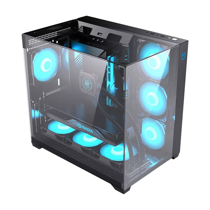 Hiditec Caja Ordenador Gaming ATX Sky Black USB 3.1 Type-C Hiditec Caja Ordenador Gaming ATX Sky Black USB 3.1 Type-C
