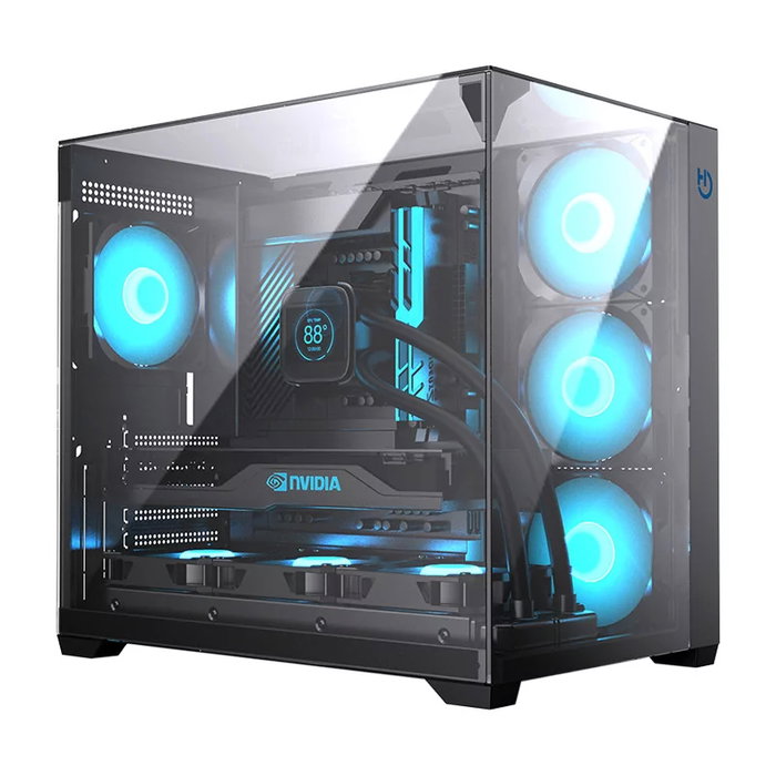 Hiditec Caja Ordenador Gaming ATX Sky Black USB 3.1 Type-C Hiditec Caja Ordenador Gaming ATX Sky Black USB 3.1 Type-C